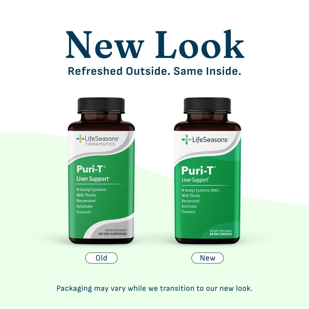 LifeSeasons Puri-T - Liver Cleanse & Detox Support Supplement - 60 Capsules — Amazon image 6