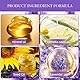 Duftstein für Ätherische Öle Diffuser Ätherische Öle Klein mit Hölzerner Räucherkiste + Lavendelöl Ätherisches Öl 10ml für Aromatherapie in Schlafzimmer, Badezimmer, Büro, Auto, Reisen, Kinderzimmer