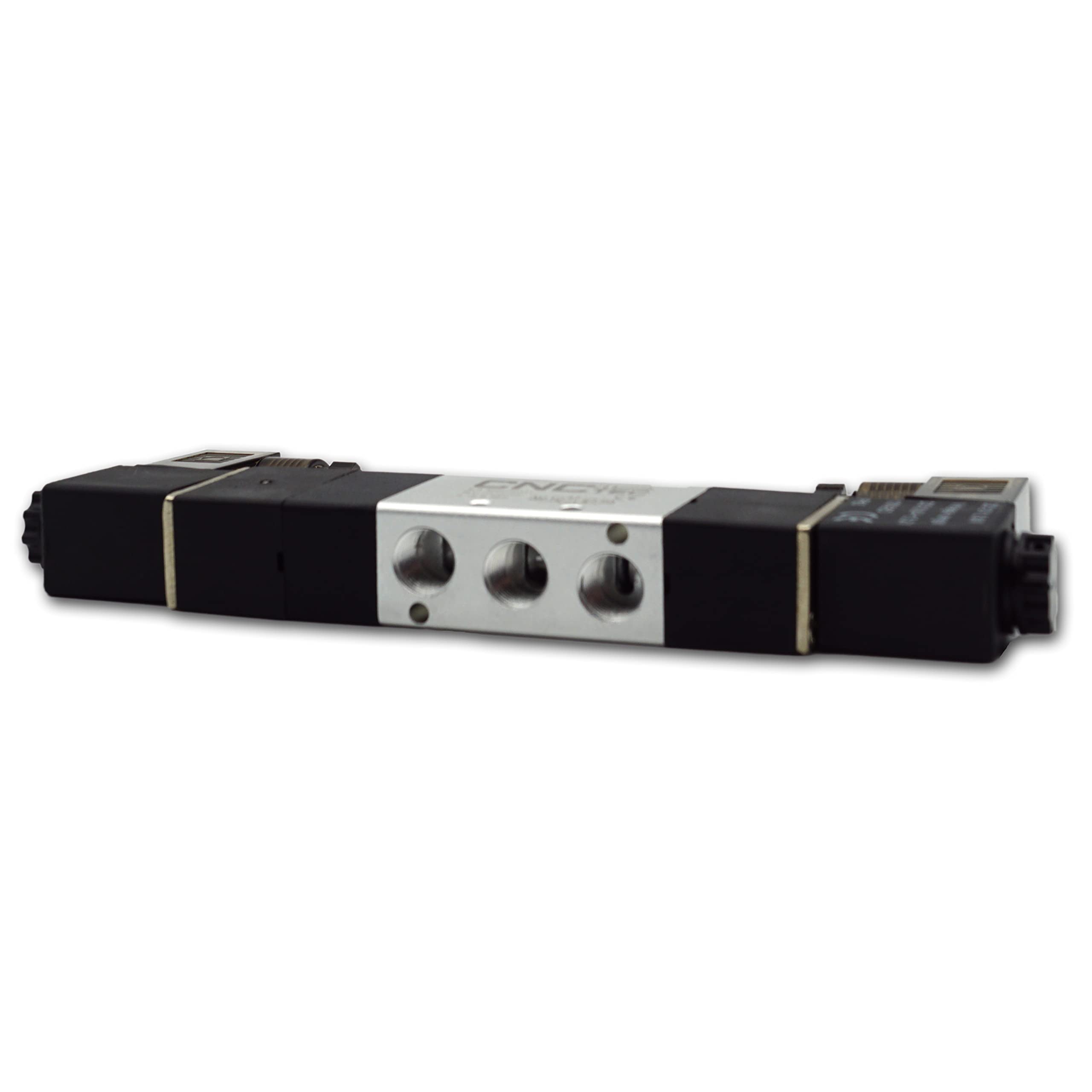 Válvula direccional magnética neumática 5/3 válvula de dirección 1/8'' (5/3 vías 1/8'' 12 V DC) válvula electromagnética aire comprimido