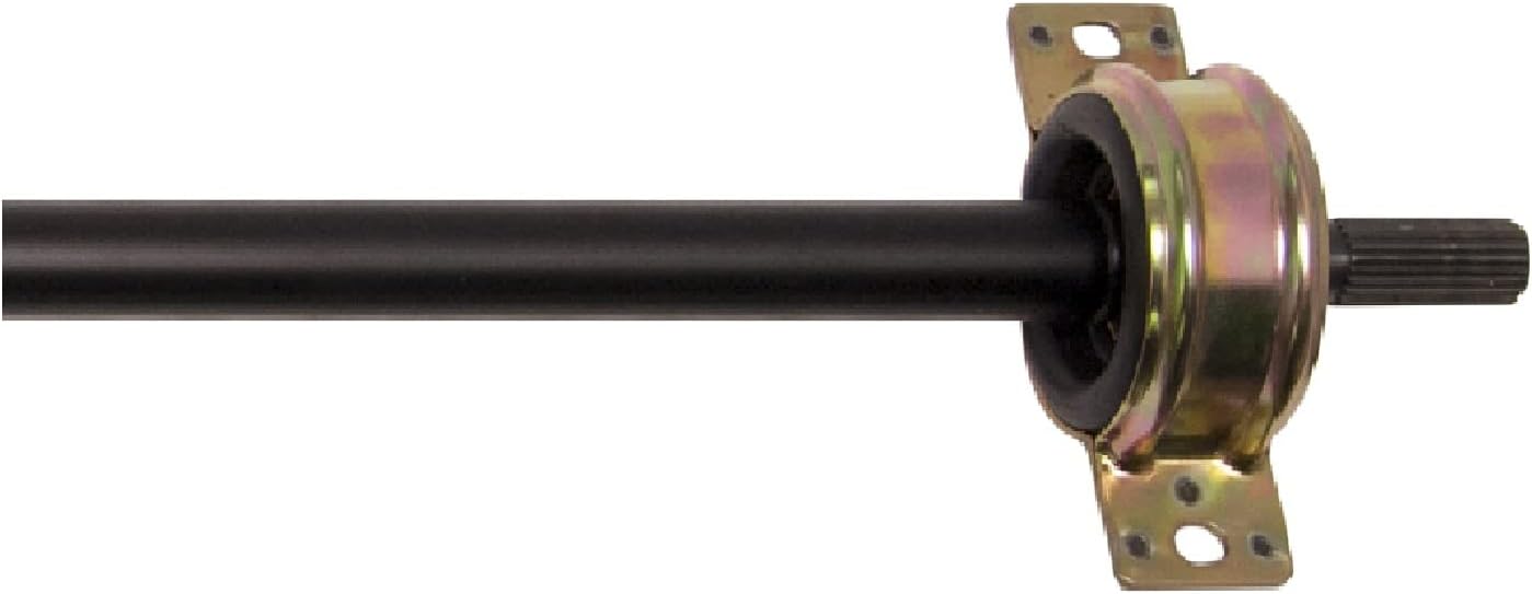 Rugged Rear Propeller Shaft (2015-2020) Compatible with Polaris Ranger 570, In Heat Treated Carbon Steel & Powder Coated Black Shafts for Extreme Durability, U-Joints Greased Fittings, OEM: 1333093