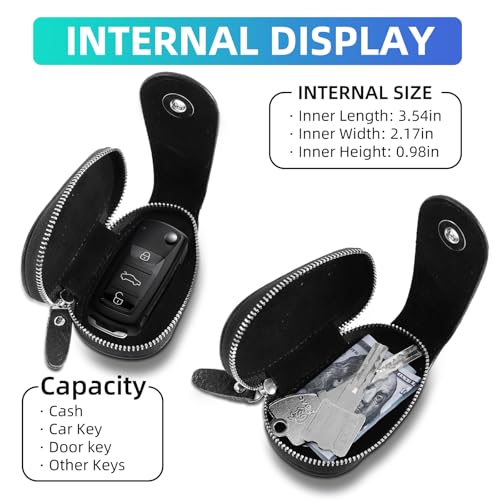 Save with Code W4LC7XEJ on Leather Car Key Pouch - Image 7