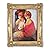 Simon's Shop Antique Picture Frames 8x10 Baroque Photo Frames 10 x 8 in with Floral Relief, Wall and Tabletop Picture Frames