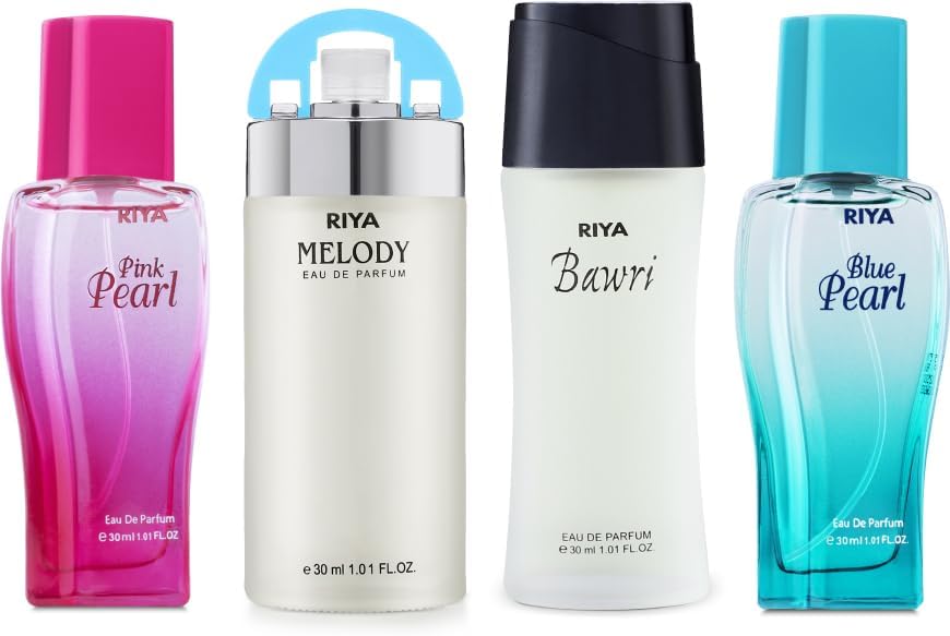 RIYA Pink Pearl & Melody Green & Bawri & Blue Pearl Perfume 30 ML Each For Women Eau de Parfum - 120 ml (For Women)