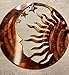 The Moon, the Sun and the Stars Metal Wall Art