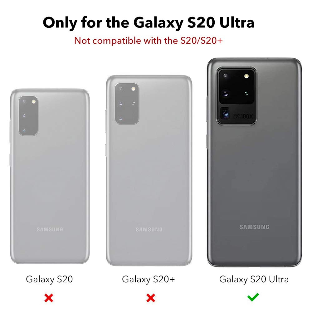 Amazon Com Esr Crystal Clear Designed For Samsung Galaxy S Ultra Case Slim Hard Glass Back Tpu Frame Yellowing Resistant Case For The Galaxy S Ultra Cell Phones Accessories