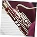 Homoyoyo Bassoon Fittings 24pcs Bassoon Pads Sound Hole Pads for Bassoon Long-lasting for Clarinetists Random