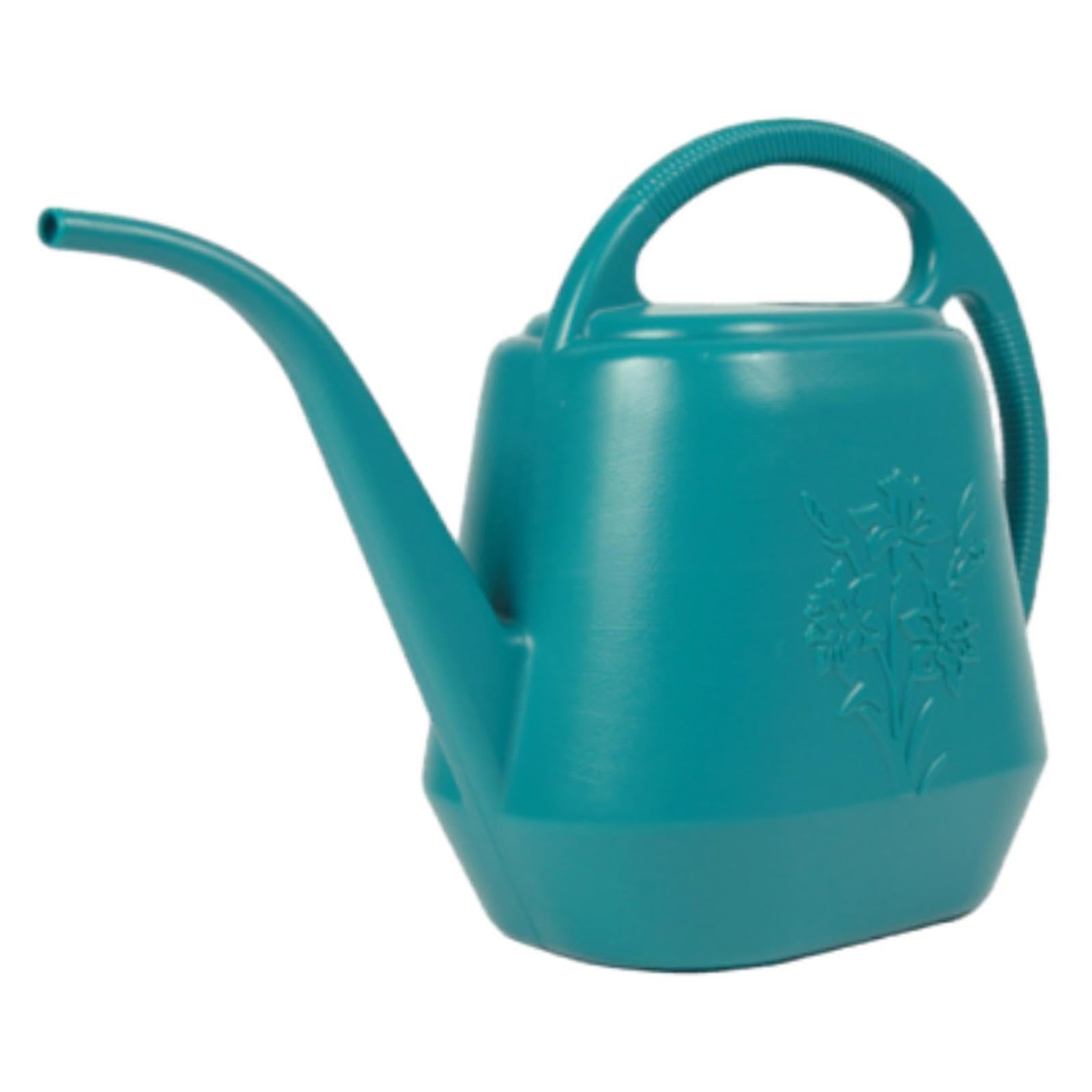 mophrati Watering Can Ergonomic Indoor Outdoor Plant Flower 4L Reliable Long Spout Watering Solution No Splashing And Waste Garden Can Indoor Outdoor Plant, Green, 38x24.5cm
