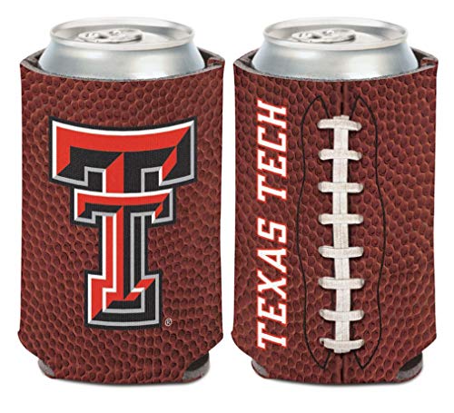 WinCraft Texas Tech University Red Reaiders 1-Pack 12 oz. 2-Sided Can Cooler - Football Design