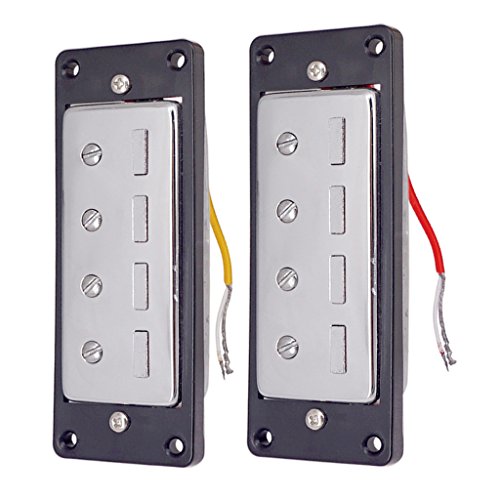Pickup Guitare Basse Mini Humbucker 2 Pièces pour Assemblage DIY