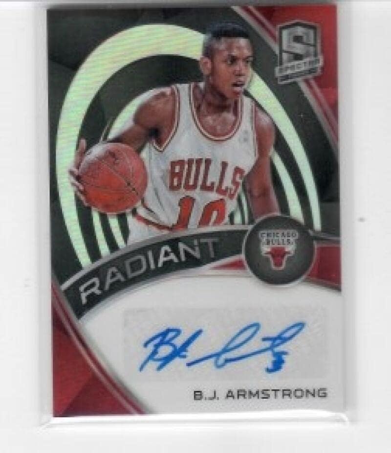 2019-20 Panini Spectra Icons Autographs #25 B.J. Armstrong Chicago Bulls NBA Basketball Card (Autographed) /149 NM-MT