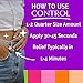 CONTROL, Menstrual Cramp Relief Cream, Topical Pain Relief for Period Cramps and PMS, Period Relief Products, Fast and Effective, Easy to Use, Safe for All Ages, Hormone Free, All Natural, 3 oz Tube.