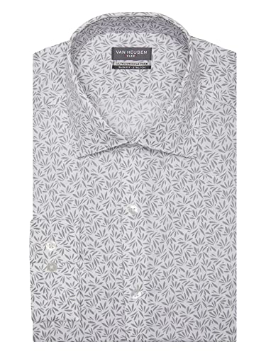 Image of Van Heusen Men's Dress Shirt Slim Fit Ultra Wrinkle Free Flex Collar Stretch