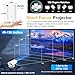 Mini Projector with WiFi and Bluetooth, HY300 pro Projector 4K Video Decoding, Android System, Auto Keystone, Outdoor Home Movie Portable Video Projector Compatible with Phone Laptop Smart TV HDMI