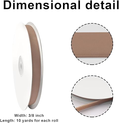 Miniatura 10 de 3 rollos de cinta de terciopelo de 38 pulgadas x 30 yardas de cinta de terciopelo rojo, blanco y verde, de Navidad, color rojo, verde, para envolver