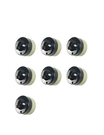 Ridhi Home Decor-ISI Mark Old Round Bakelite 1Way Light Switch with Ceramic Base, Set of 7 Pieces