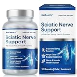 Sciatic Nerve Support Supplement, 120 Capsules Sciatic, Advanced Natural Formula with Alpha Lipoic Acid & B-Complex Vitamins for Lower Body Comfort