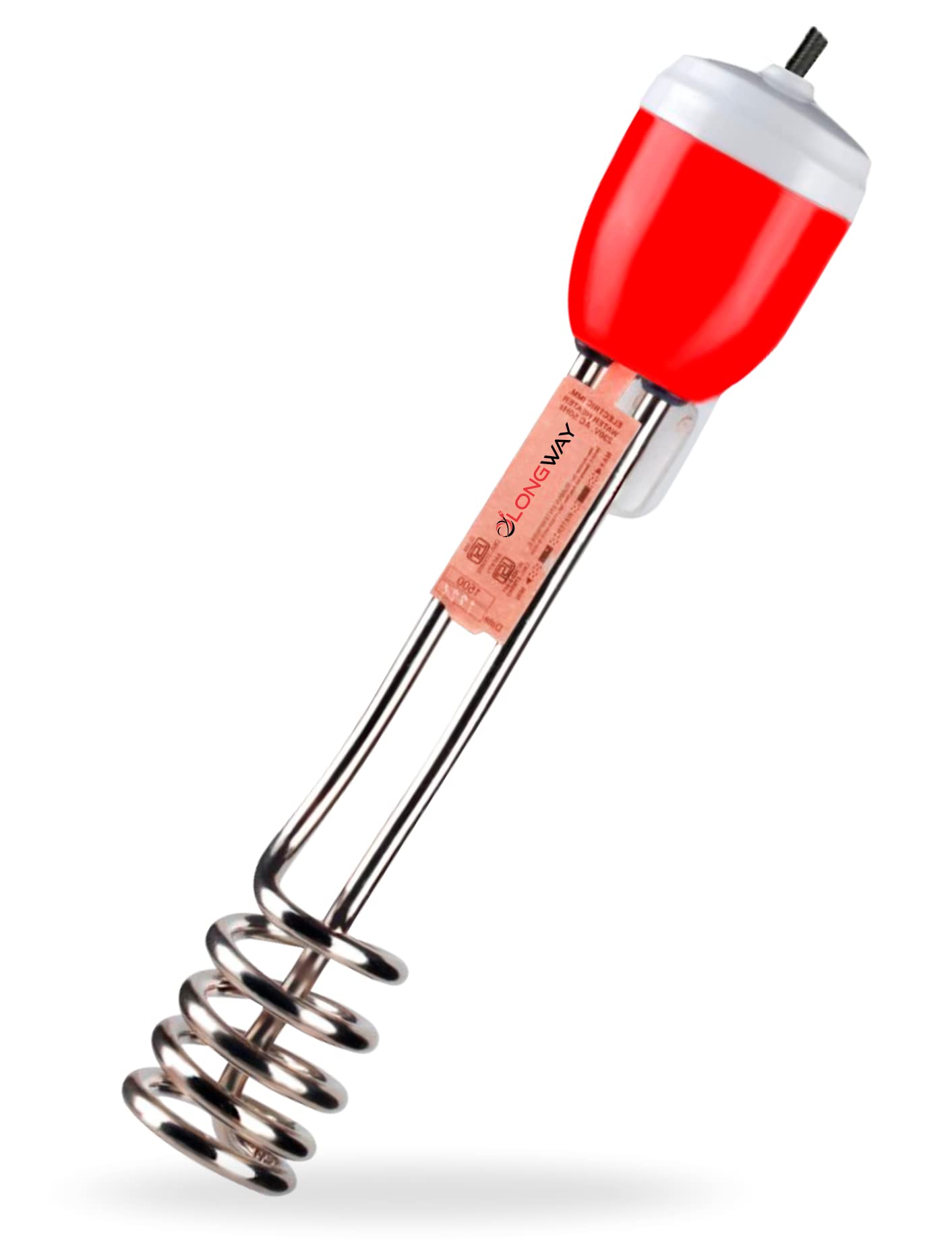 Longway Elegant 1500 Watt Immersion Rod, Water Heater with Waterproof u0026  Shockproof Protection ISI Certified | 1-Year Warranty | (1500 Watt, Red) :  Amazon.in: Home u0026 Kitchen