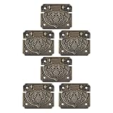 Installation facile : la petite boucle de verrouillage se fixe aisément aux verrous de portes anciennes ou aux portes d’armoires, permettant une mise à niveau ou une restauration simple et rapide pour divers cas, verrous de placards, verrous pour bois