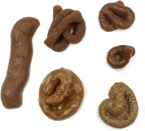 Miniatura 8 de 6 piezas de juguete flotante de caca falsa, broma del día de los inocentes, juguetes de broma, caca falsa de gato, caca falsa, muchas formas de caca