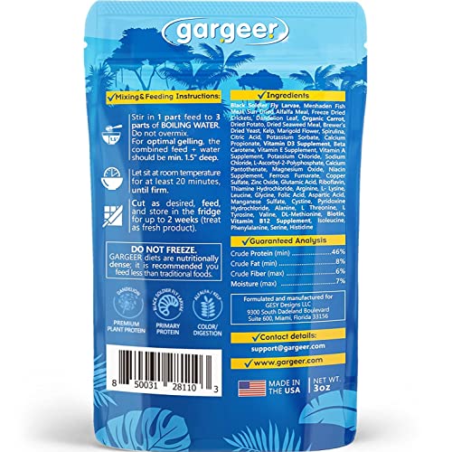 Gargeer 3Oz Bearded Dragon Food. Complete Gel Diet For Both Juveniles And Adults. Proudly Made In The Usa, Using Premium Ingredients, Fortified Gourmet Formula. Enjoy! #TOP1