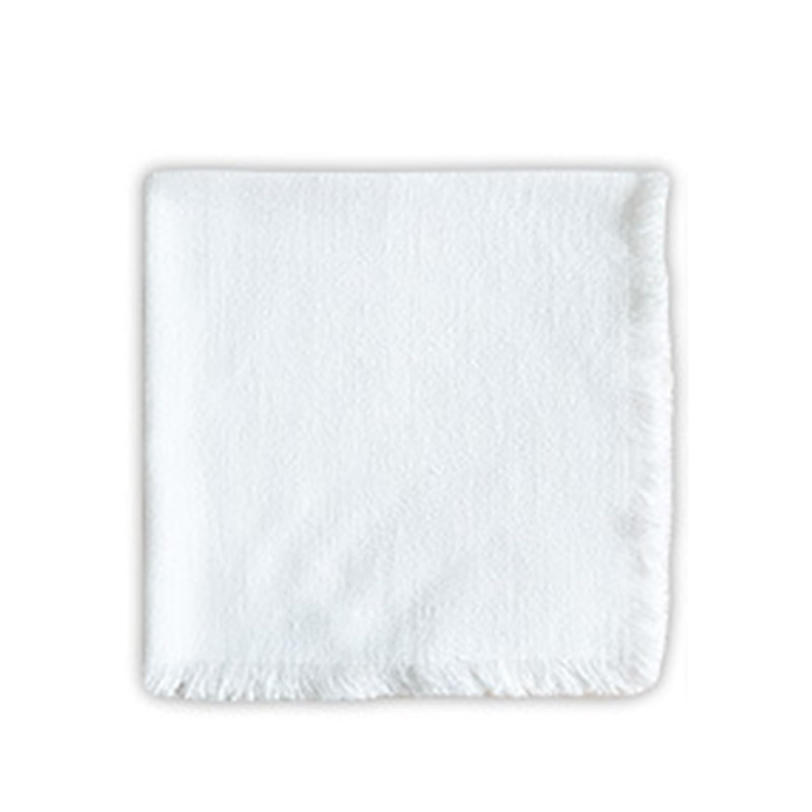 Xinsheinelry Dinner-Napkin With-Fringe Trim Handmade-Cloth Napkins Delicate Washable-Table Napkins With-Fringe Restaurant Use Linen Placemat Napkin