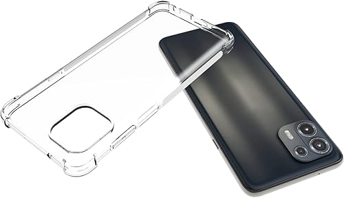 Miniatura 3 de Funda para Motorola Edge 20 Lite Clear TPU Cuatro Esquinas Moto Edge20 Lite Funda Protectora Transparente Suave Funda