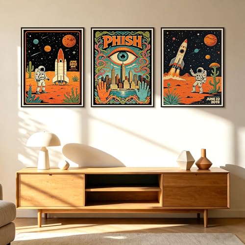Image of upsimples 22x28 Poster Frame Black 3 Pack, Scratch-Proof Picture Frames 22 x 28 for Photo Gallery - Slide-in Strips, Horizontal or Vertical Wall Mounting