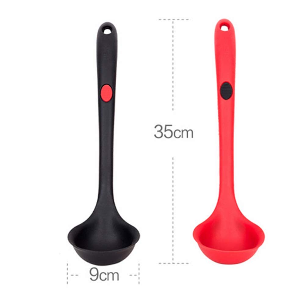 Espátula de Silicona Espátula Antiadherente para sartén Espátula de Silicona para cocinar Espátula Espátula de Silicona Especial para sartén Antiadherente (Color: B) (B)