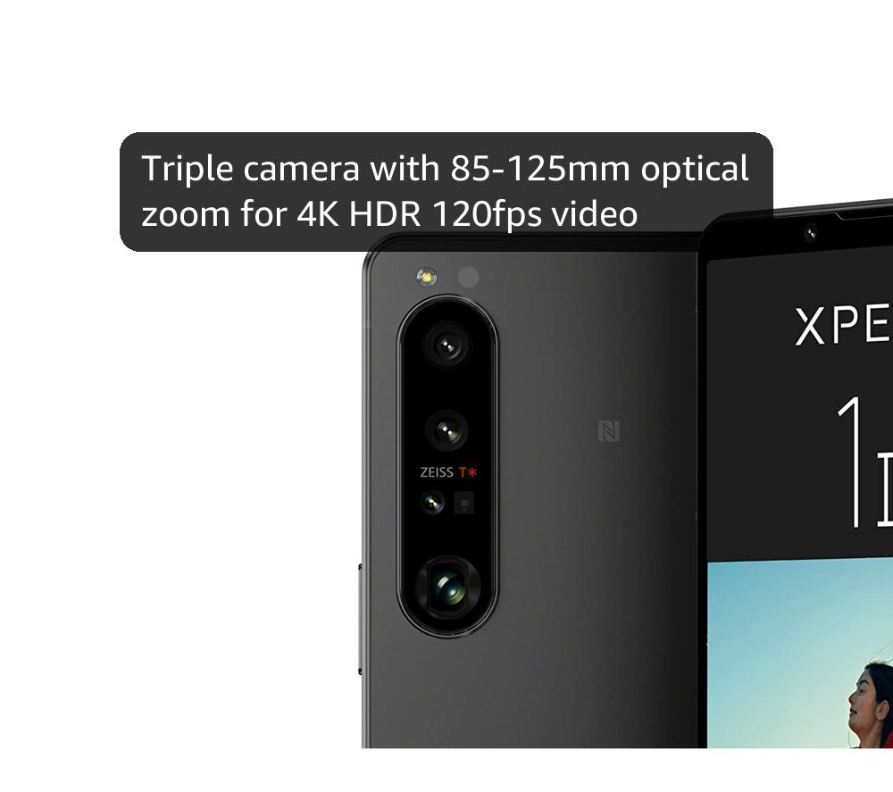 Sony Xperia 1 IV (5G Smartphone, 6.5 inch, 4K HDR 120 Hz OLED