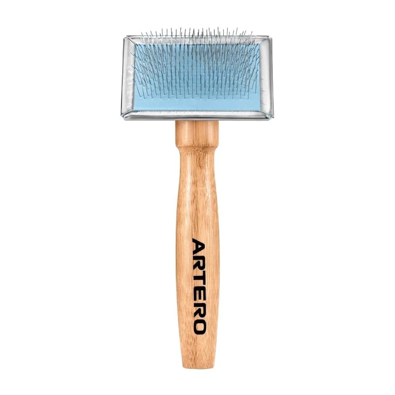 Escova slicker para cães e gatos com cerdas de borracha ARTERO Pipo-Classic Slicker (XS)