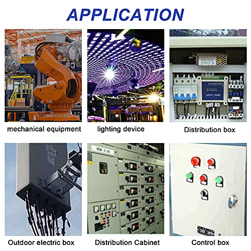 Bolatus 6 Stück Kabelverschraubung M36 x 1,5 Grau Kabeldurchführung IP68 Wasserdicht Fire Prevention Kabelverschraubungen mit Gegenmutter zur Kabeldurchführung