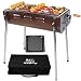 M-YN Grill do grilla, grill sferyczny, grill na świeżym powietrzu, grill na węgiel drzewny, przenośny składany grill, 80 cm * 35 cm * 75 cm (10 kg)