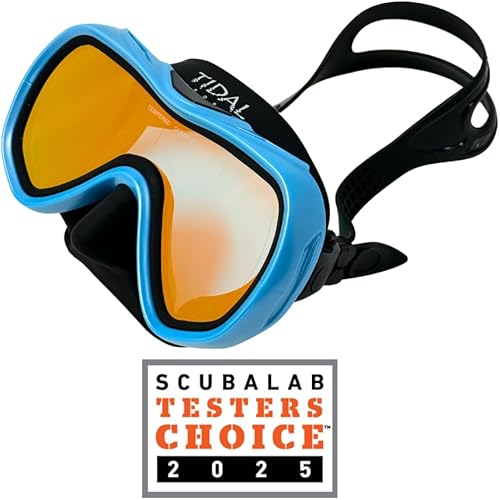 Miniatura 3 de Máscara Tidal - Máscara de Buceo Anti-Vaho Avanzada para Buceo, Esnórquel, Buceo Libre y Natación. Lente Única de Vidrio Templado de Ángulo Amplio.