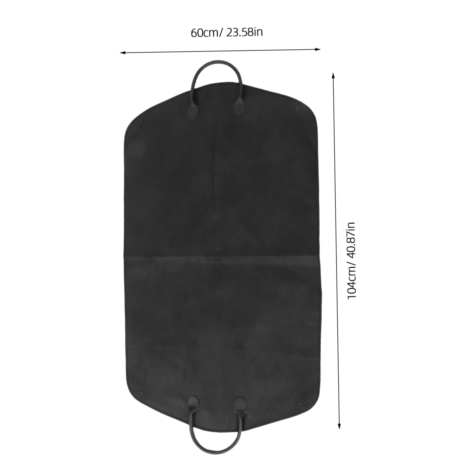 2 Piezas Bolsa para Trajes con Asa Funda de Tela No Tejida para Ropa Protector Antipolvo Ligero y Transpirable para Viajes de Negocios y Armario Adecuado para Abrigos y Chaquetas