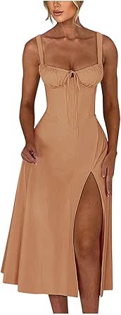 Abito Donna Lungo Senza Maniche Backless - Bodycon Elegante Per Serate - Foto 9