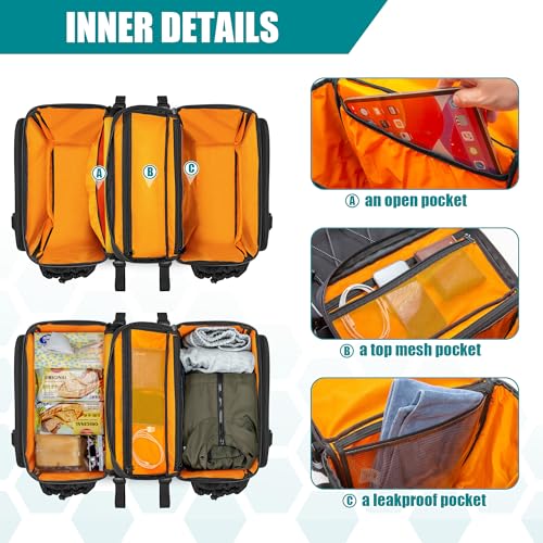 Marscamd 50L Expandable Rear Bike Bag