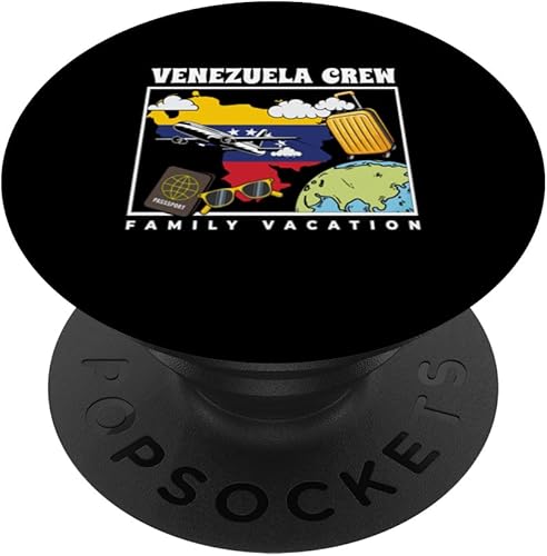 Miniatura 1 de Venezuela Crew Family Vacation Tour Travel Trip Matching PopSockets Standard PopGrip