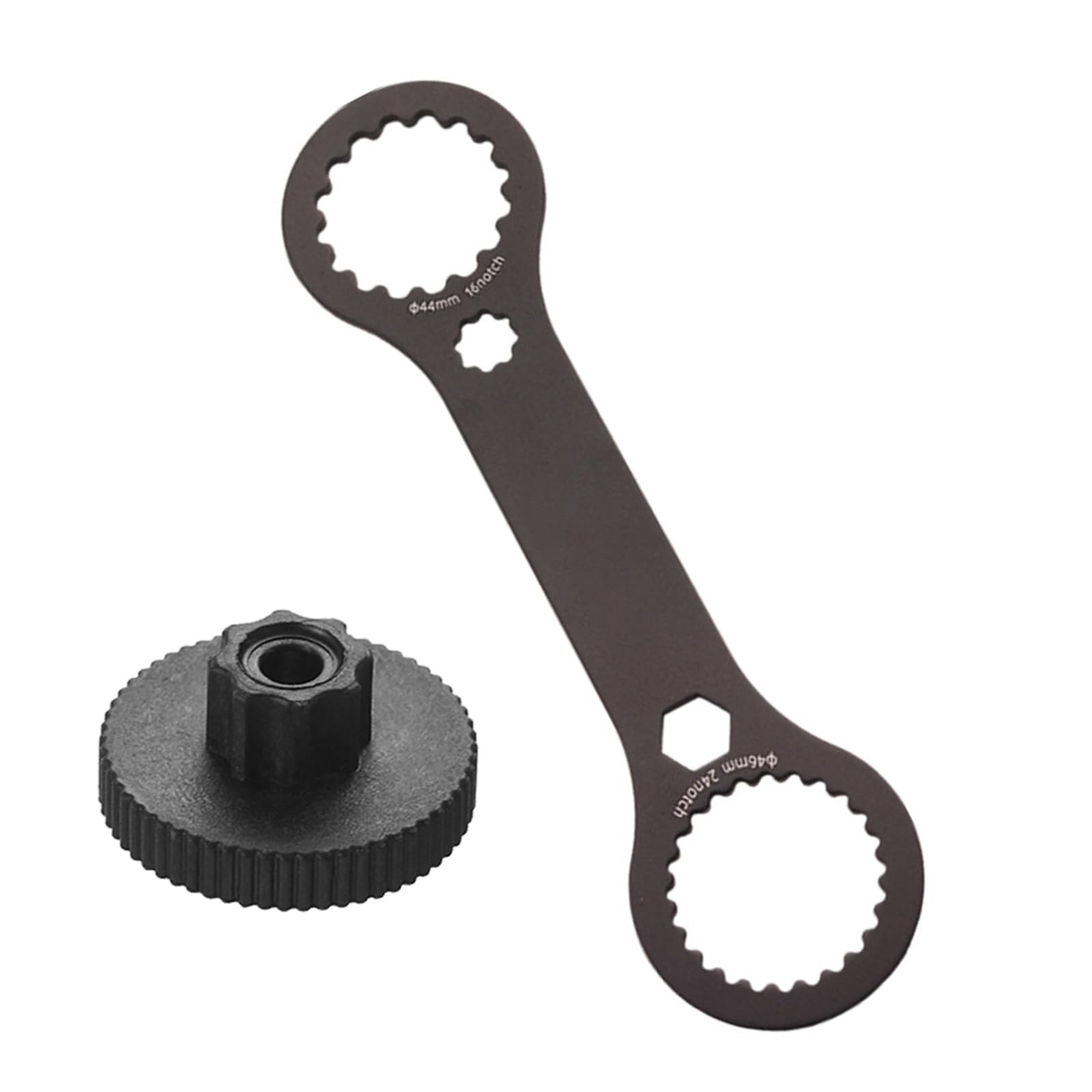 Bnojjellol Bicycles Aluminum Alloy Removal Install Bottom Brackets Wrench Tool Bottom Bracket Spanner for Bike Central Axles Repair Bikes Maintenance Tool