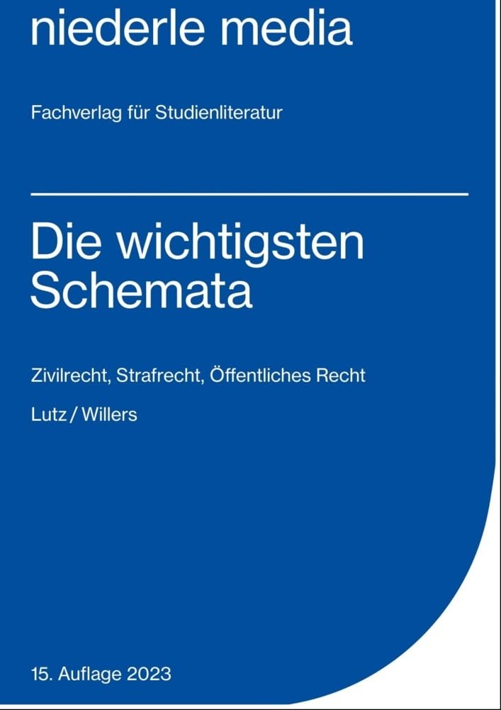 Die wichtigsten Schemata: Zivilrecht, Strafrecht, Öffentliches Recht