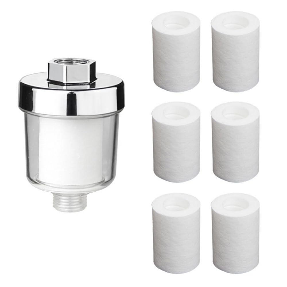 TAOZHIYAO Shower Water Purifier, Universal Faucet Filter Kitchen Bathroom Shower Head Filter PP Cotton Filter High Density Filtration,Home Kitchen Faucet Front Purification Strainer (Set B)
