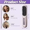 Brosse Lissante pour Cheveux, Peigne Chauffan... #1