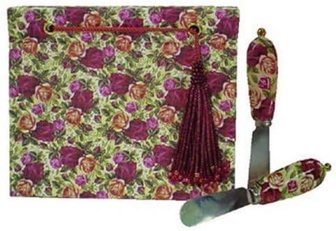 Royal Albert Old Country Roses Chintz Recipe Book with Spreader Set