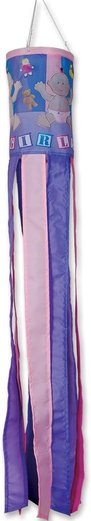 Premier Kites 78643 Brilliance Windsock, Its a Girl, 6 by 40-Inch