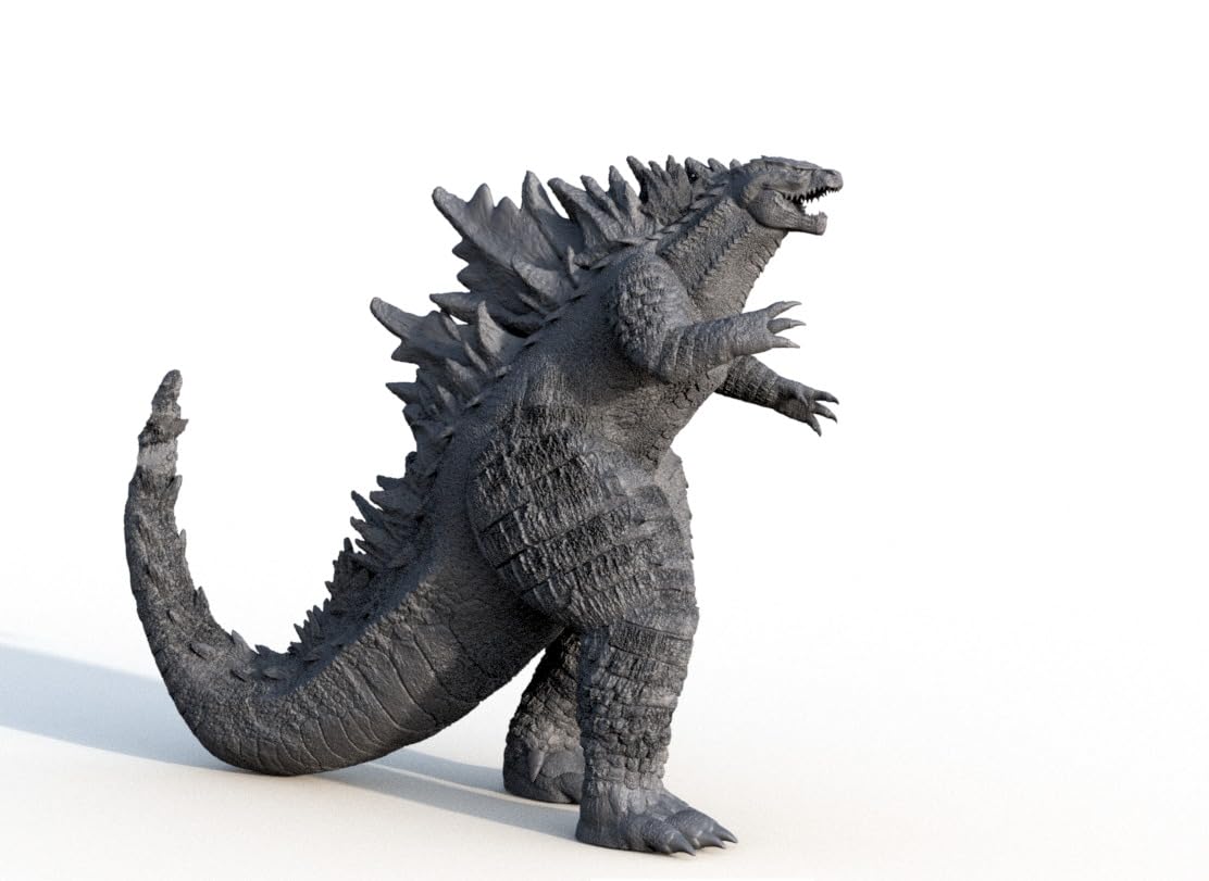 Epic Giant Monster Figurine – Atomic Kaiju-Inspired Creature | Detailed 3D Model Collectible Toy-image-43
