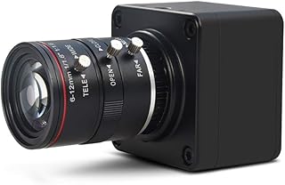 MOKOSE 4K@30fps USB Camera with 6-12mm Varifocal Manual Lens Webcam UVC Free Drive Compatible Windows Mac OS X Linux Price In India
