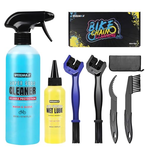 WEIDMAX Bike Cleaner Set, 500ML - Fast-Action, Bicycle Cleaning Spray
