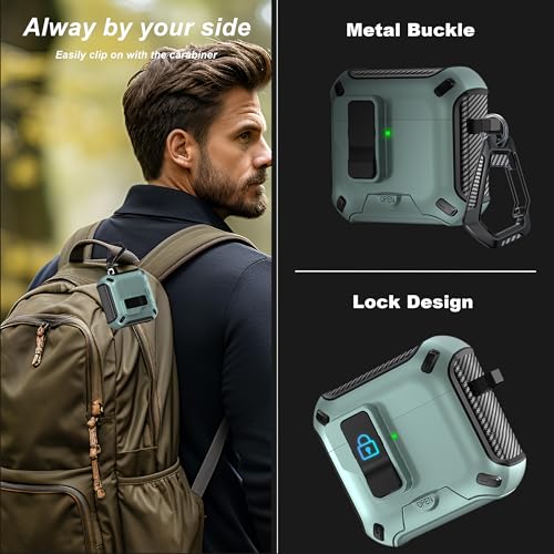 image for R-fun Compatible with AirPods 4th Generation 2024 Headphone Cases, Ful