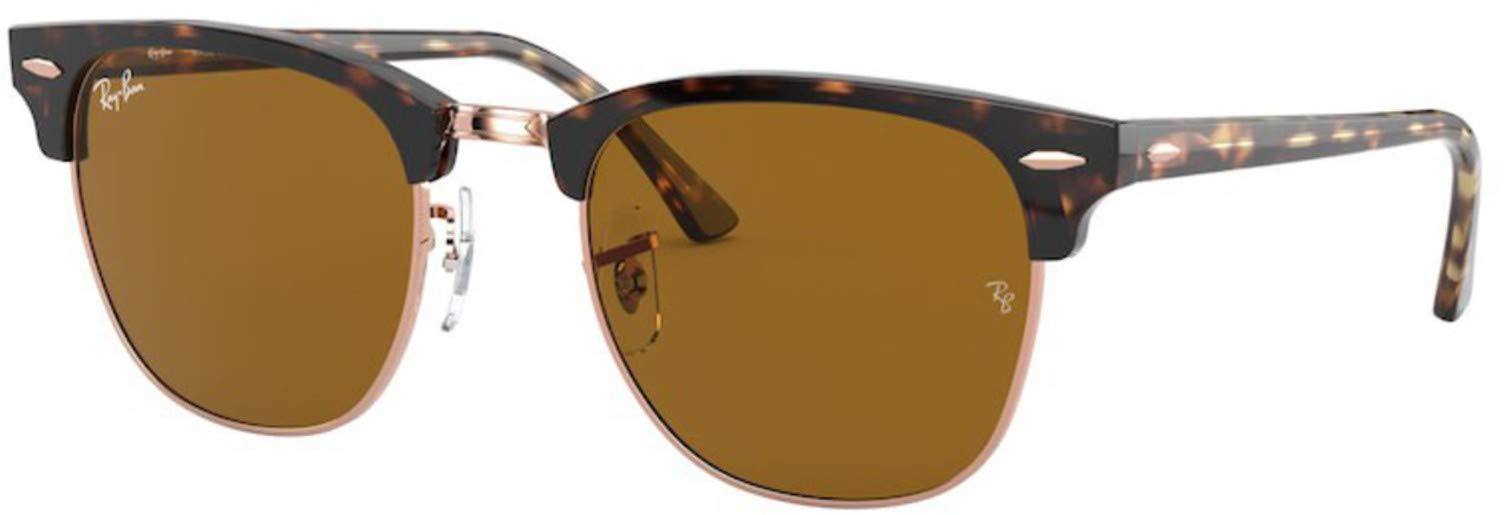 Ray-Ban RB3016 Sunglasses Bundle: RB 3016 CLUBMASTER and Universal Anti-slip Silicone Leash