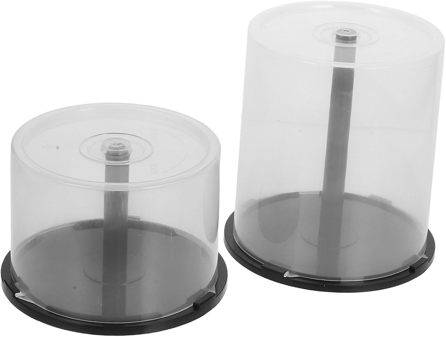 ABOOFAN 2pcs Plastic CD Dvd Storage Rack for Workspace