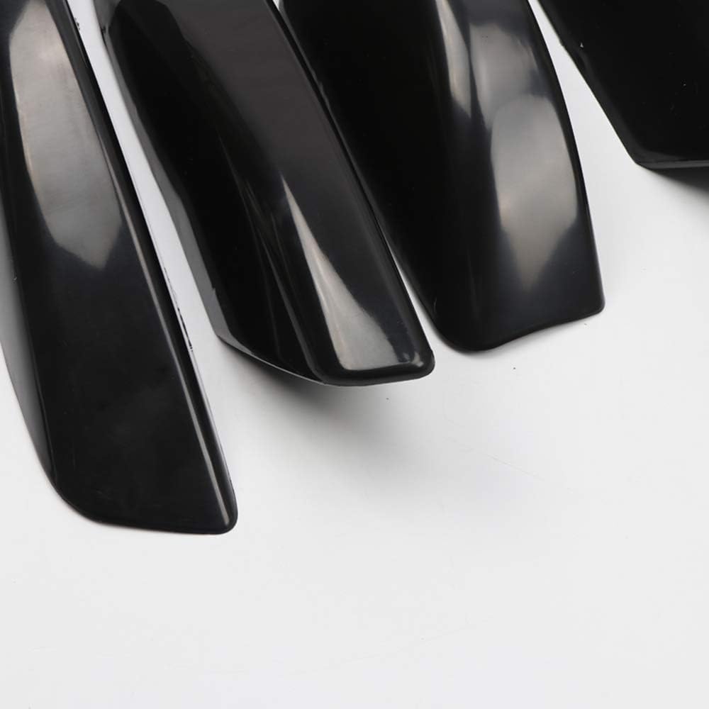 ITrims for Toyota 4Runner 4WD N210 2003 2004 2005 2006 2007 2008 2009 Car Accessories Exterior Roof Rack Rail End Cover Shell Cap Replacement 4PCS Black